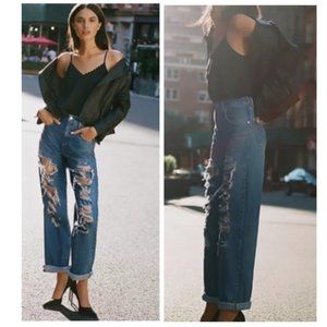 ANTHROPOLOGIE PILCRO THE JOEY HIGH-RISE STRAIGHT JEANS